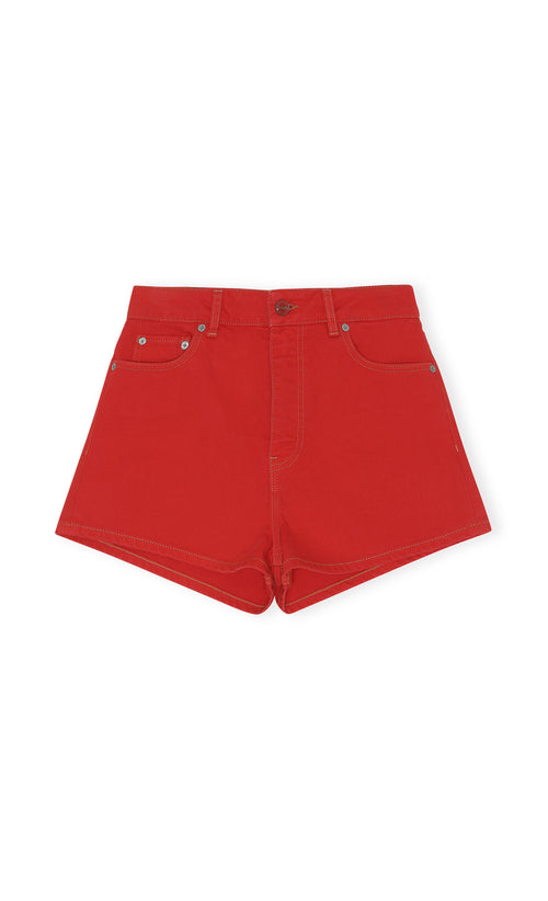High Waisted Short - Flame Scarlet