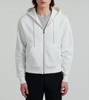 Fursac - Hooded Sweat Blanc In Cotton Jersey