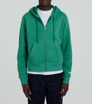 Fursac - Green Cotton Jersey Hoodie