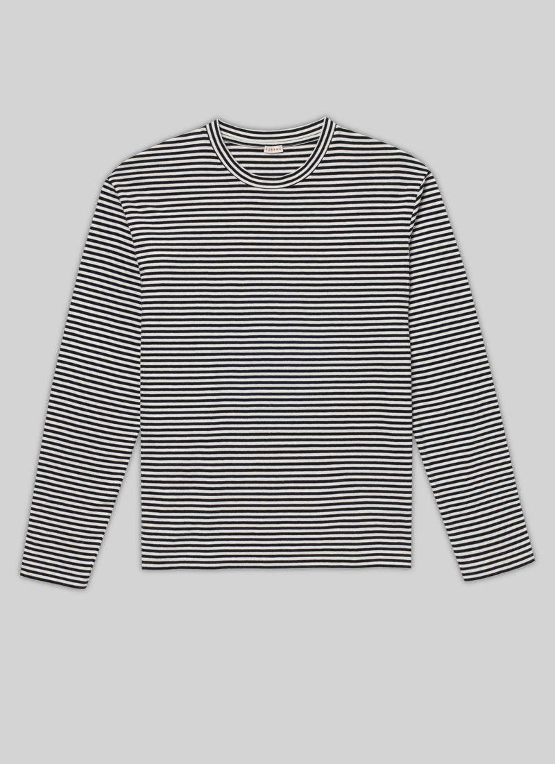 Fursac - Striped Cotton Jersey TShirt