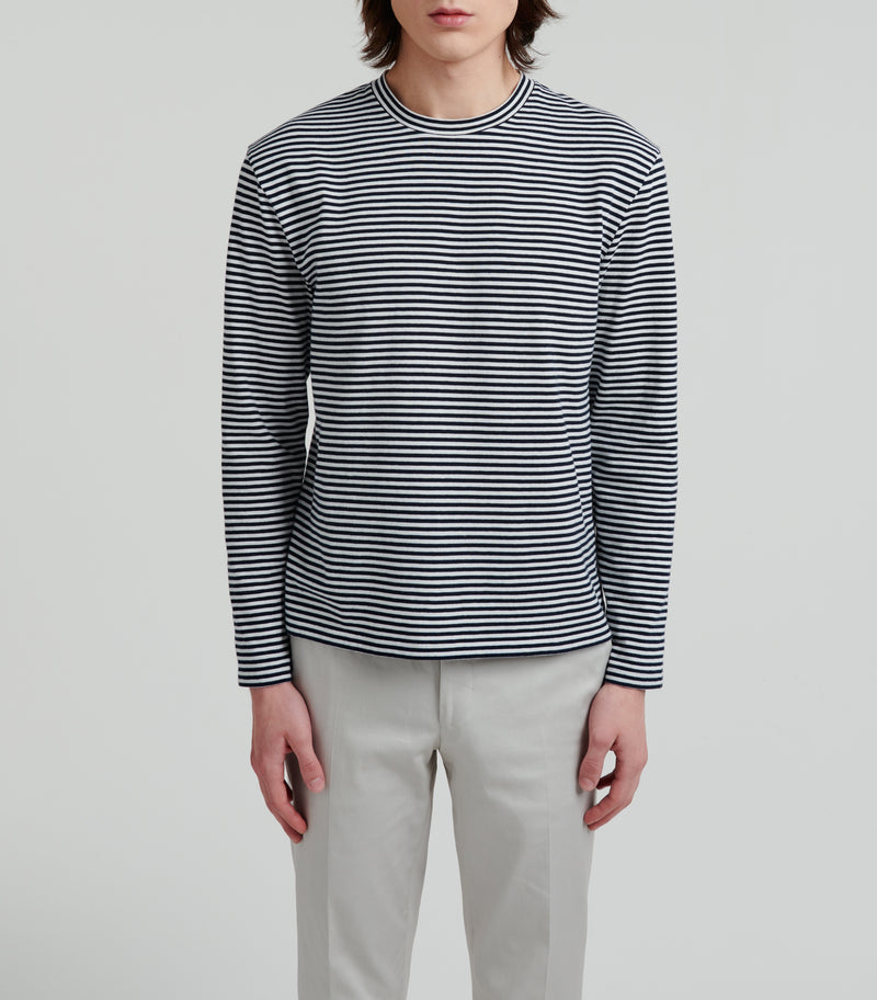 Fursac - Striped Cotton Jersey TShirt