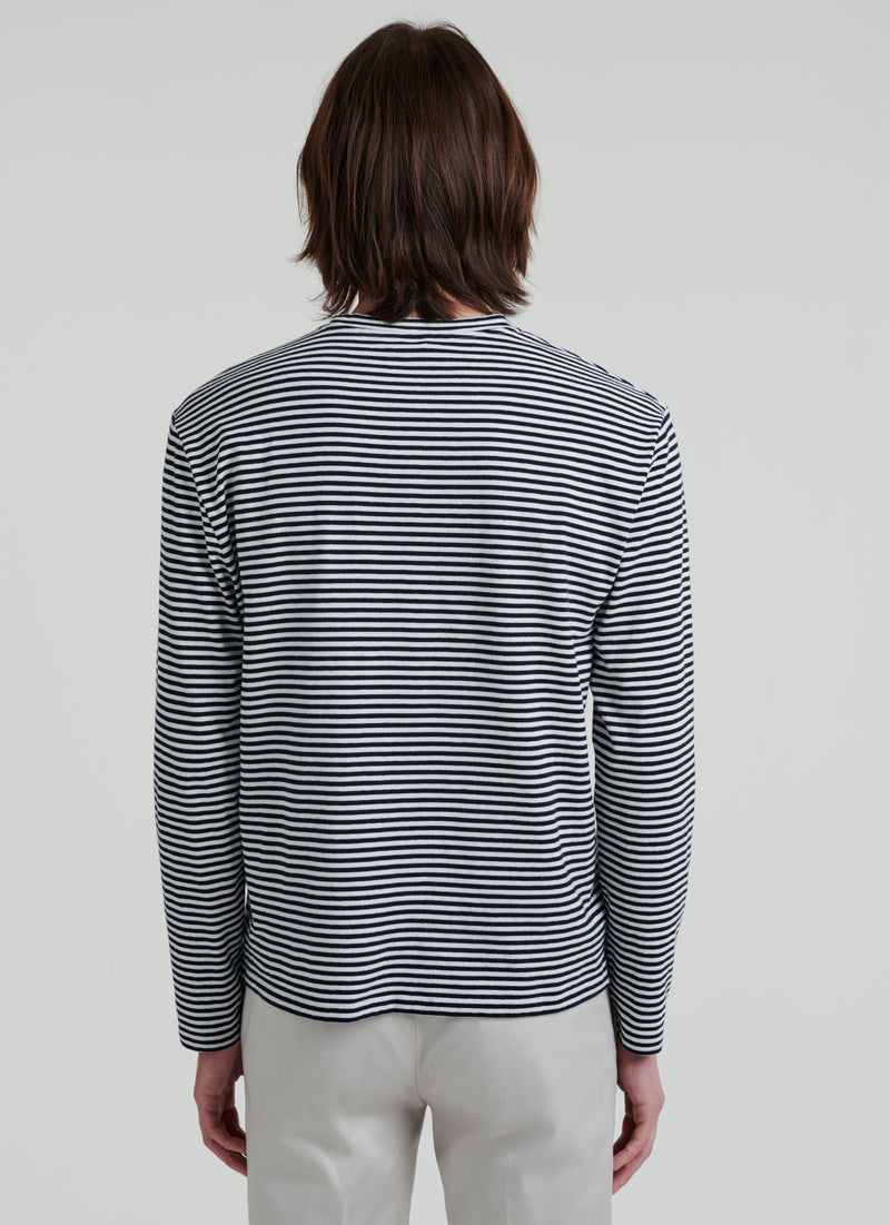 Fursac - Striped Cotton Jersey TShirt