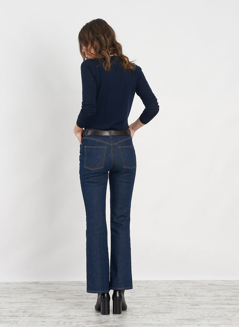 Maison Standards - Bootcut Jeans - Dark Blue Woman