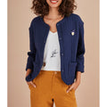 Veste Maille Jeannot - Indigo