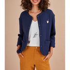 Veste Maille Jeannot - Indigo