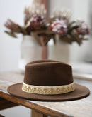 Chapeau Feutre Jim - Chocolat