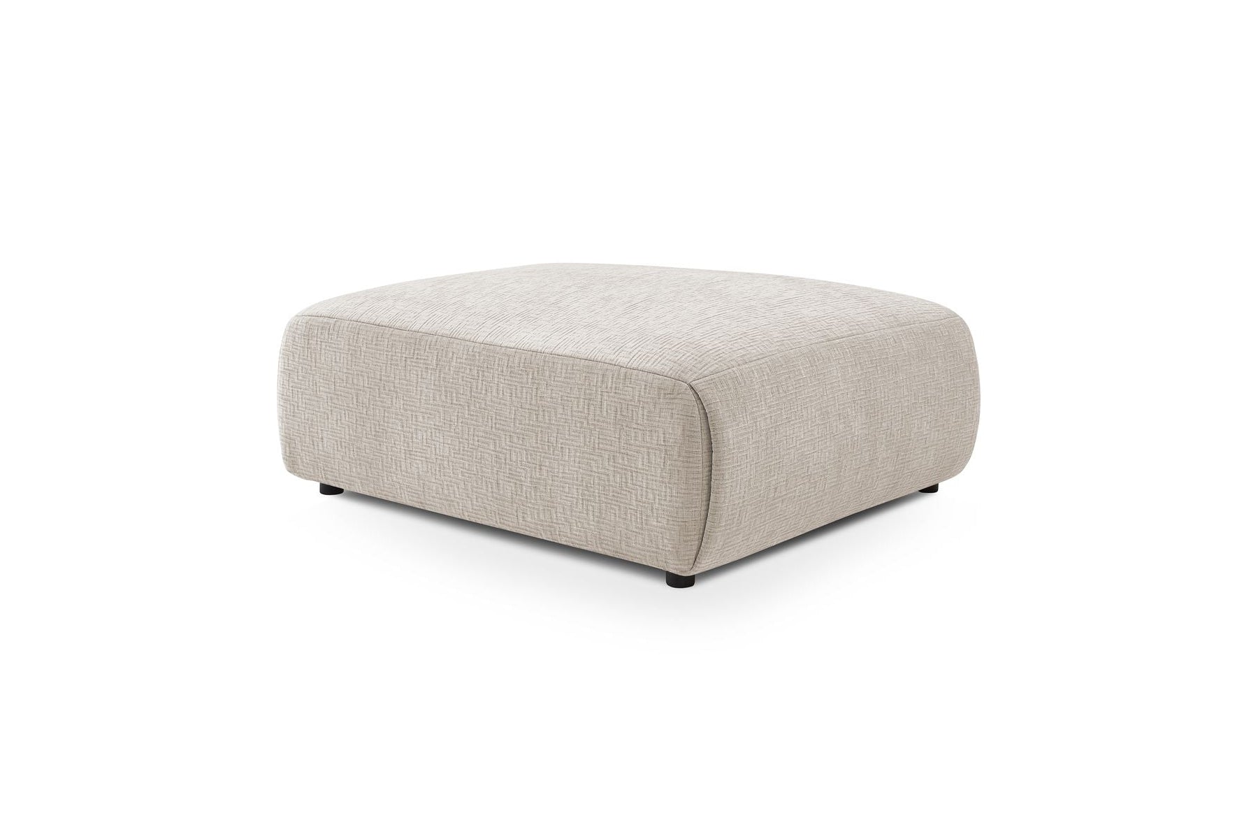 Jeanne - Large Pouffe - Textured Fabric