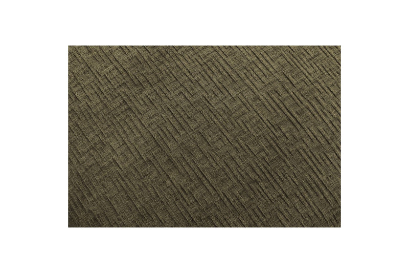 Canapé D'Angle Fixe Modulable - Jeanne - Tissu Texturé Avec 2 Chauffeuses, 1 Angle Et 2 Poufs