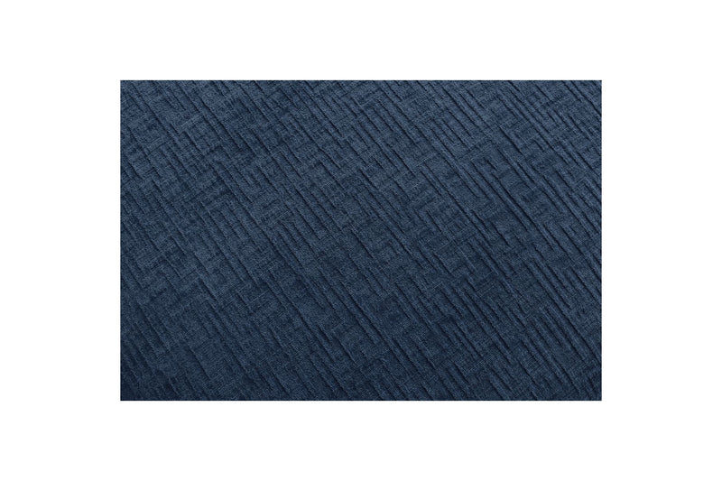 Canapé D'Angle Fixe Modulable - Jeanne - Tissu Texturé Avec 2 Chauffeuses, 1 Angle Et 2 Poufs