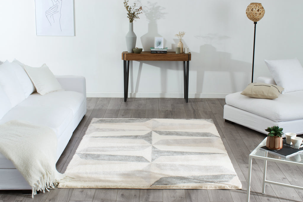 Karena - Tapis D'Intérieur - Polyester - Gris