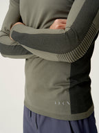 T-shirt Kilux - Gewassen kaki - Heren