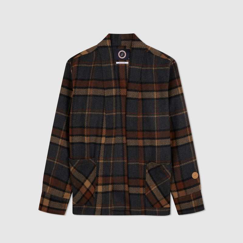 Kimono Check - Moka - Mixte