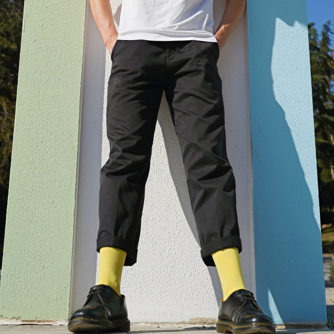 KLUE organic cotton colorful Solid Socks Pack x6 | SUNSET - klueconcept