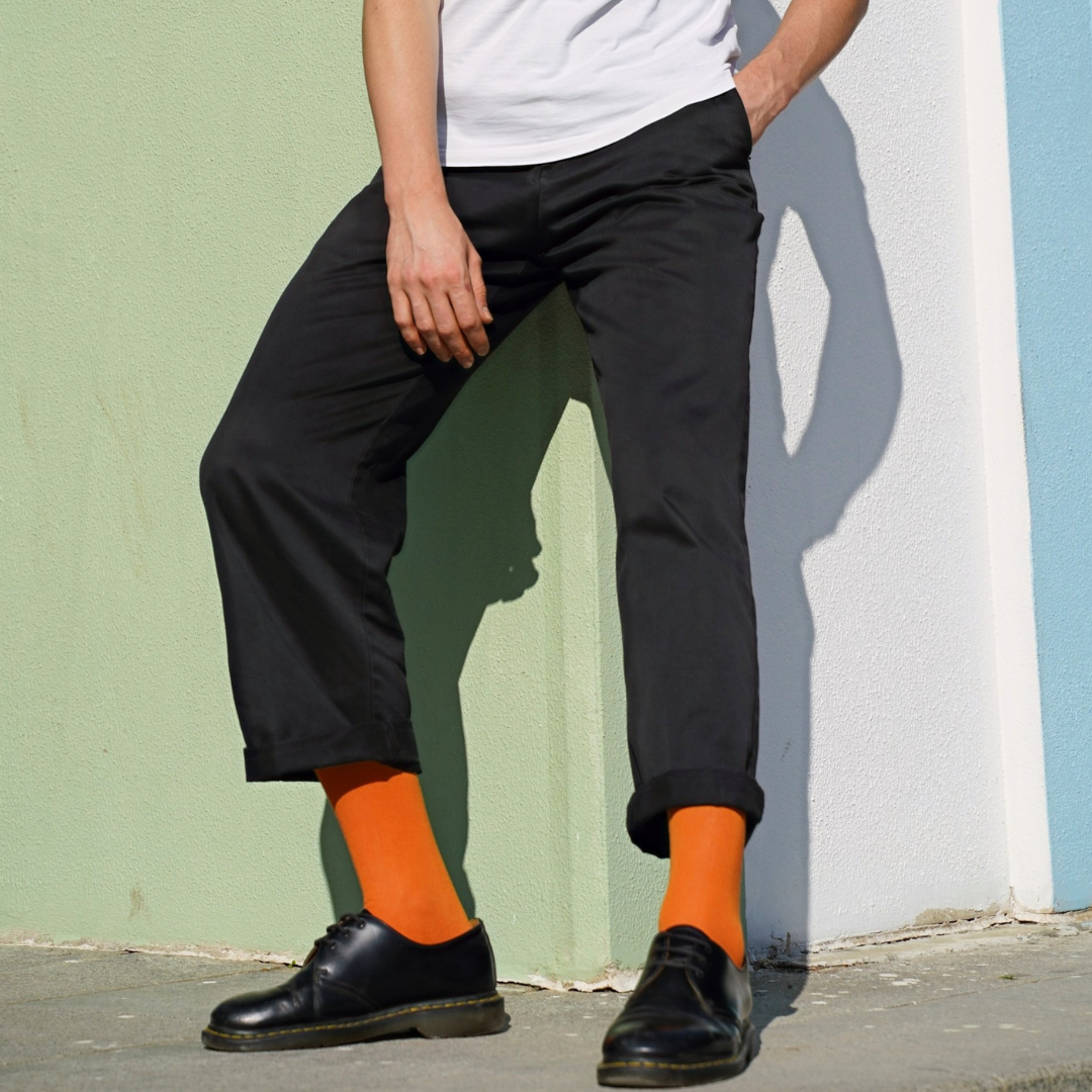 KLUE organic cotton colorful Solid Socks Pack x8 | RAINBOW - klueconcept