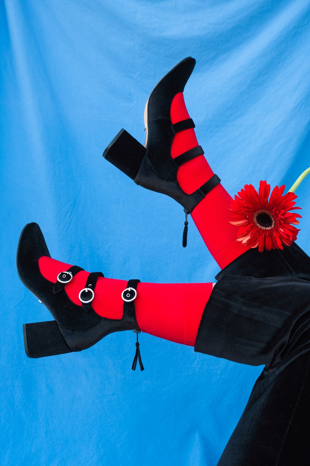 KLUE organic cotton colorful Solid Socks Pack x4 | FIRE - klueconcept