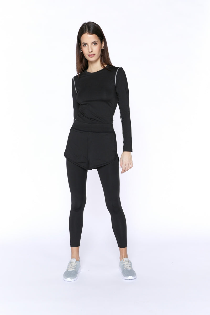 Legging With Pocket Djulia - Black - Woman