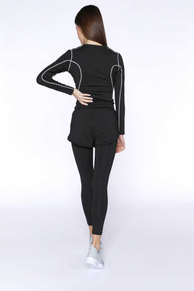 Legging With Pocket Djulia - Black - Woman