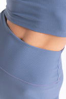 Legging Lotus - Bleu Jeans - Femme