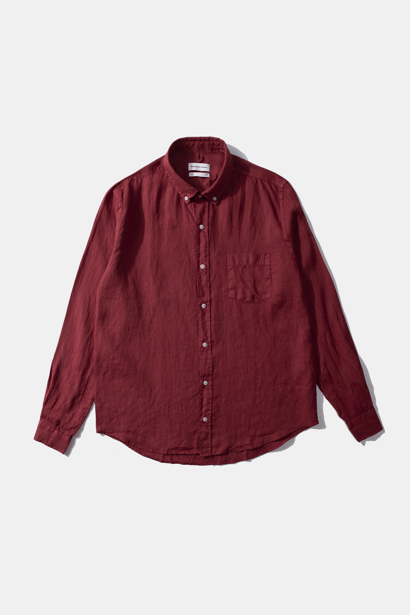 Bordeaux Linen Shirt