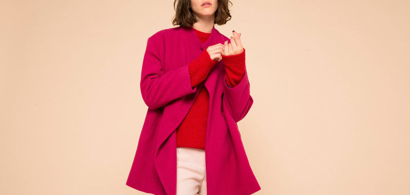 Modetrotter - Manteau York Carlis - Rose