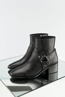 CITY - Luna-Cuir Lisse Noir