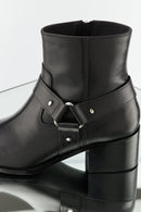 CITY - Luna-Cuir Lisse Noir