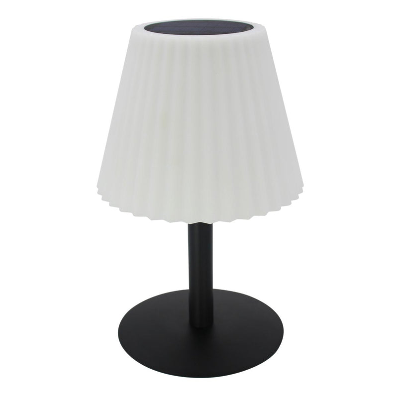 Lampe De Table Solaire - Lady Spike Bouffant - Blanc