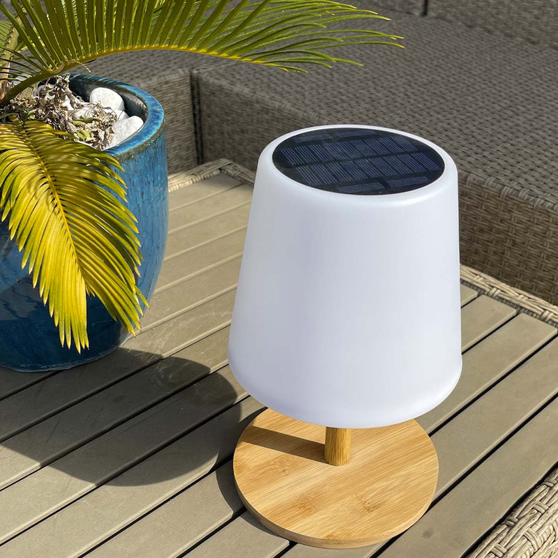 Lampe De Table Solaire - Standy Mini Wood Solar