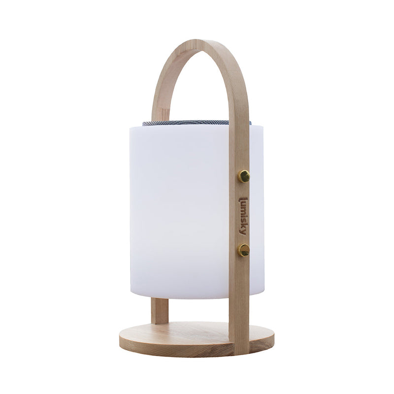 Bluetooth Speaker Lamp - Woody Play - Blanc