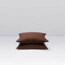 2 Pillowcases - Washed Linen - Cocoa