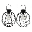 Lot De 2 Lanternes Solaires - Venus - Noir