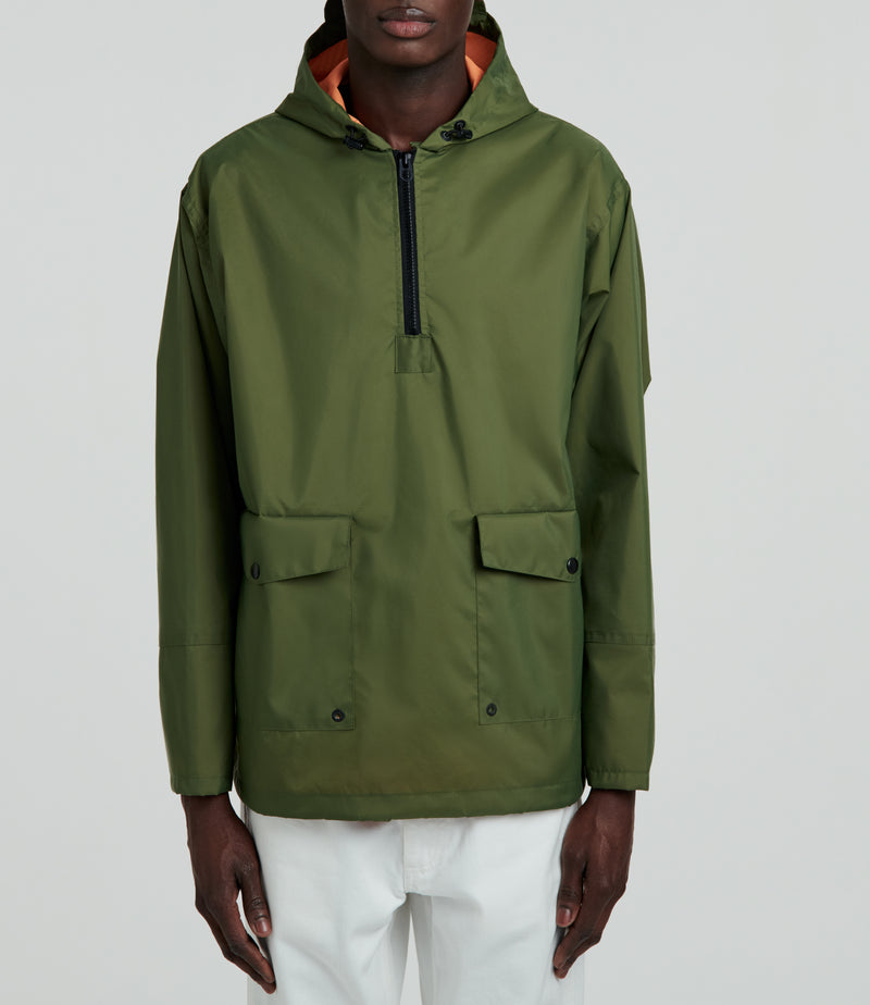 Fursac - Olive Green Technical Fabric Jacket