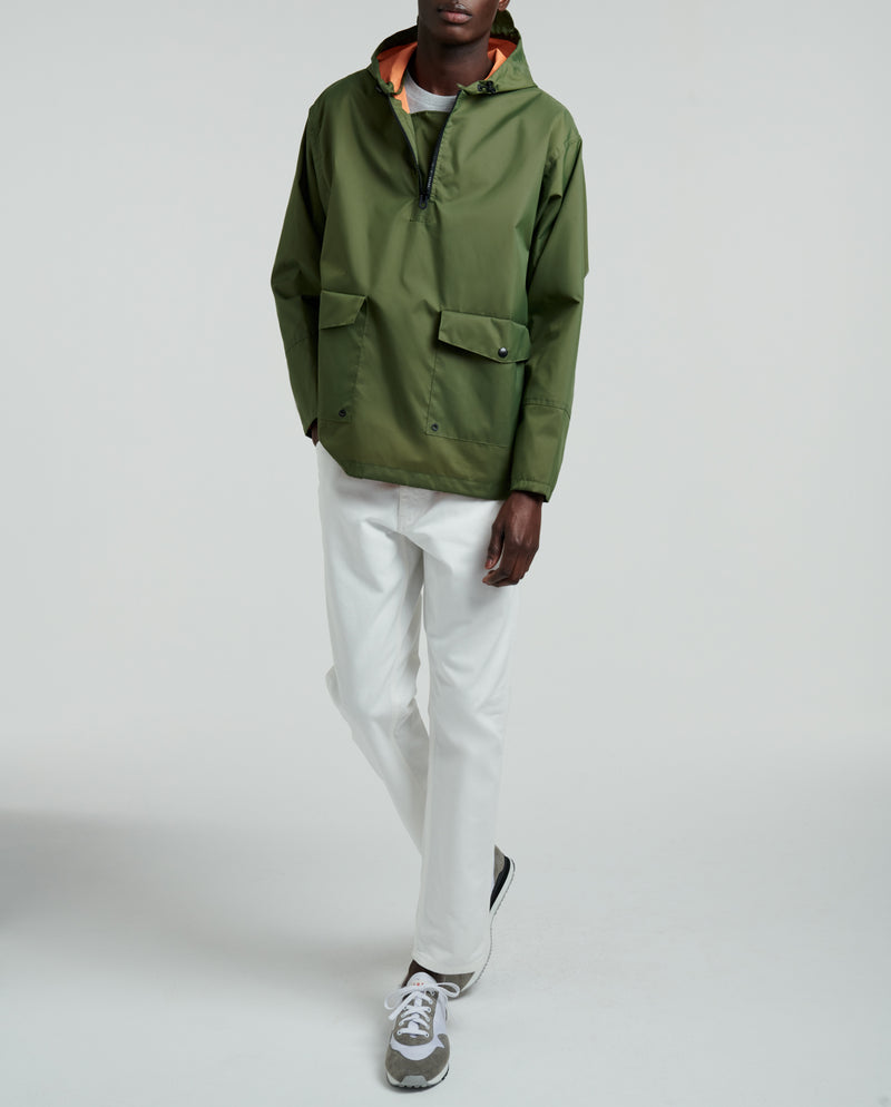 Fursac - Olive Green Technical Fabric Jacket