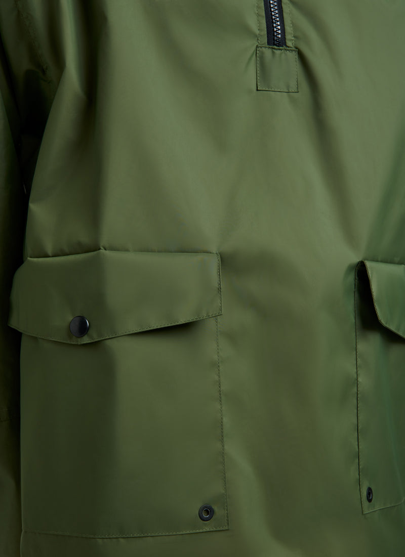 Fursac - Olive Green Technical Fabric Jacket