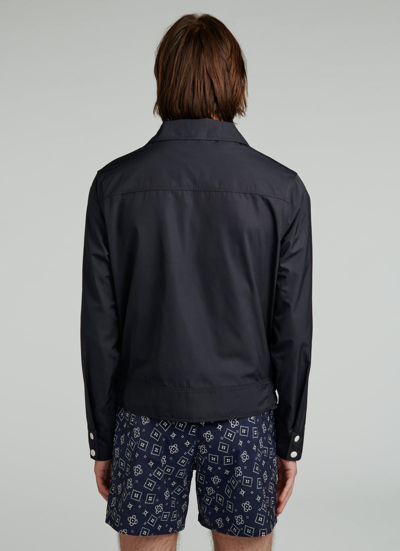 Fursac - Technical Fabric Jacket Midnight Blue