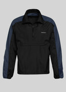 Fursac - Black and Blue Technical Fabric Windbreaker