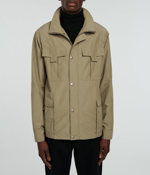 Fursac - Blouson En Toile Technique - Beige - Homme