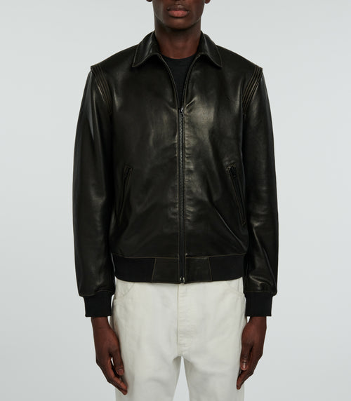 Fursac - Blouson En Cuir - Noir - Homme