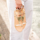 Marbella-Gold sandals