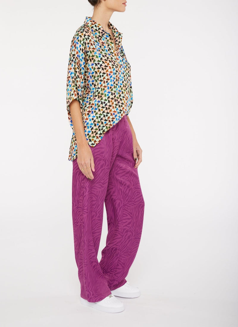 Modetrotter - Pantalon Firmin Carmine - Violet