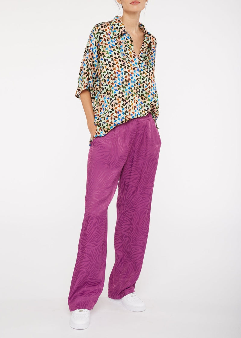 Modetrotter - Pantalon Firmin Carmine - Violet