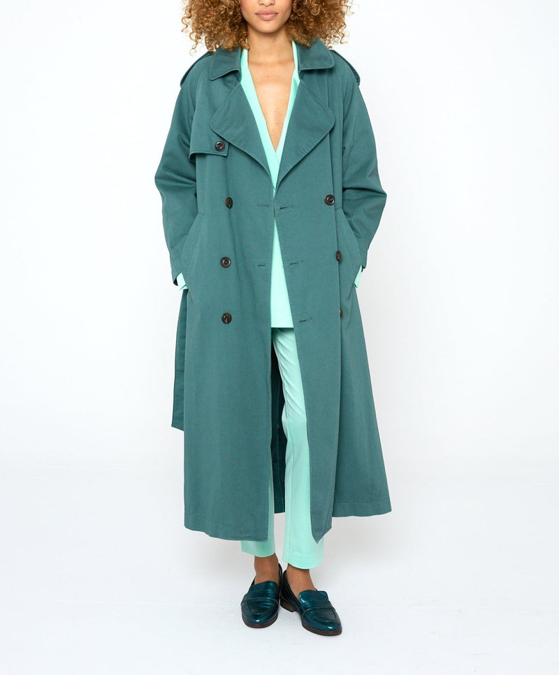 Modetrotter - Trench Swan Molina - Vert De Gris