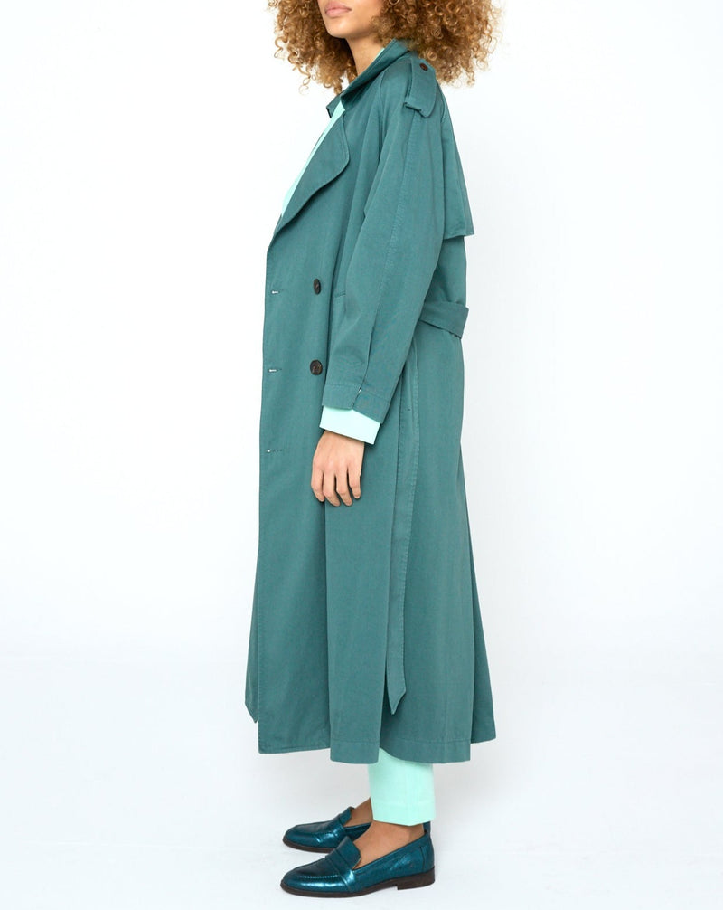 Modetrotter - Trench Swan Molina - Vert De Gris