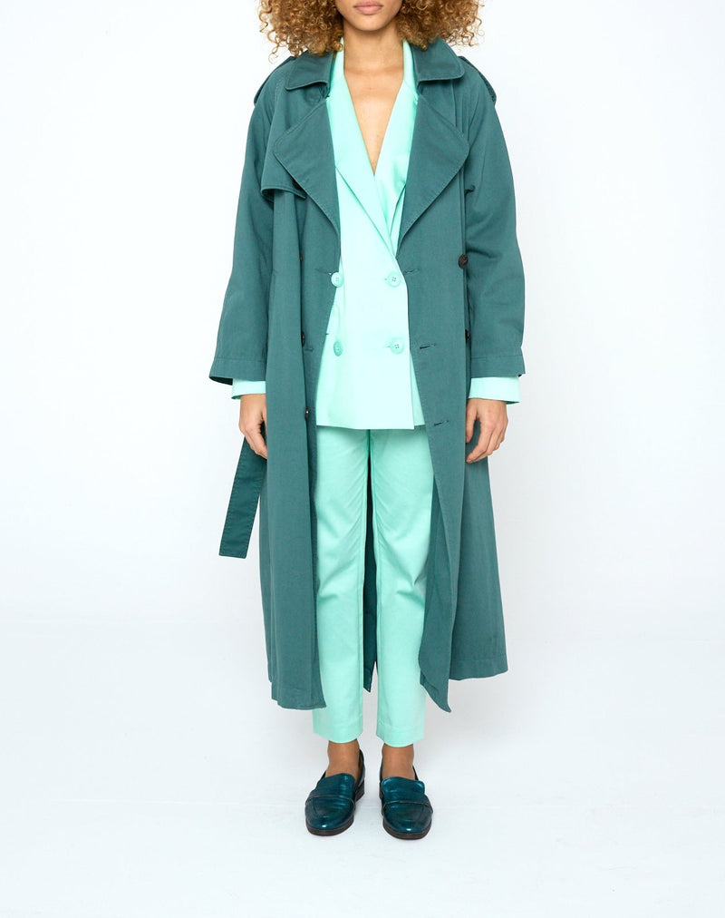 Modetrotter - Trench Swan Molina - Vert De Gris