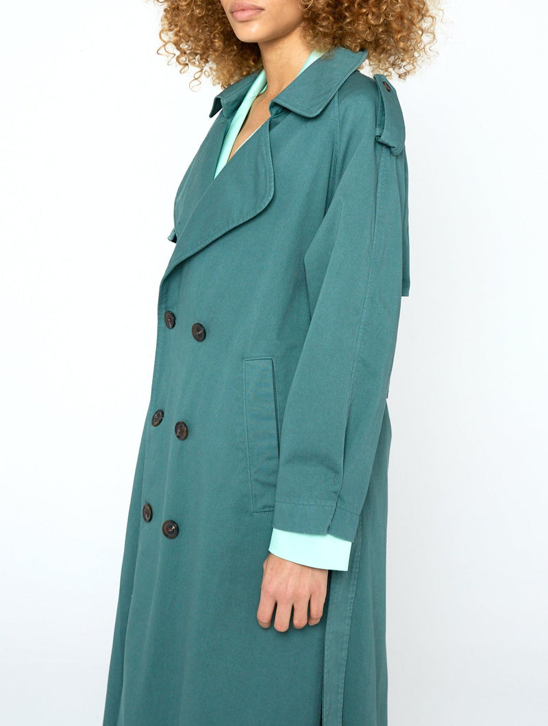 Modetrotter - Trench Swan Molina - Vert De Gris