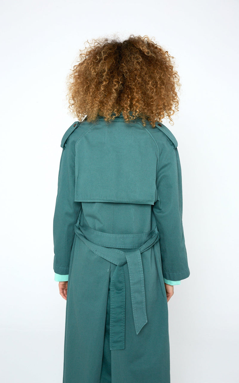 Modetrotter - Trench Swan Molina - Vert De Gris