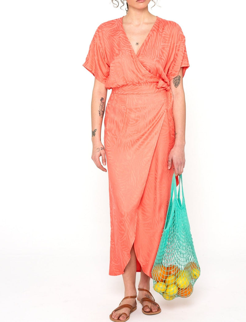 Modetrotter - Robe Lana Carmine Corail