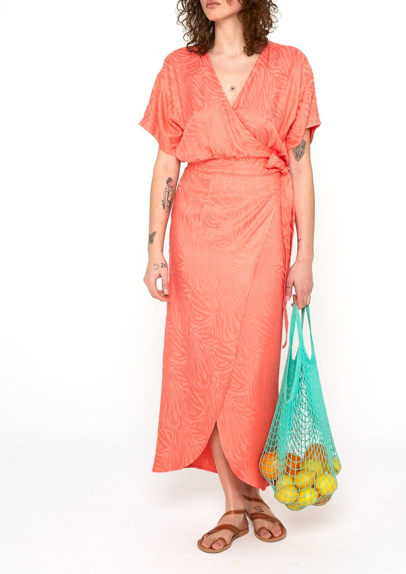 Modetrotter - Robe Lana Carmine Corail