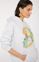 Modetrotter - Hoodie Jonas Croco Gris