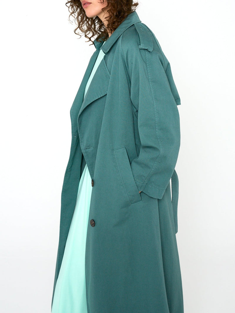 Modetrotter - Trench Swan Molina - Vert De Gris